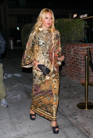 Rachel Zoe - Leaving Jessica Alba's birthday party at Delilah in West Hollywood