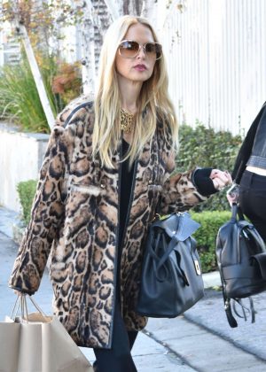 Rachel Zoe out for lunch at Au Fudge in West Hollywood