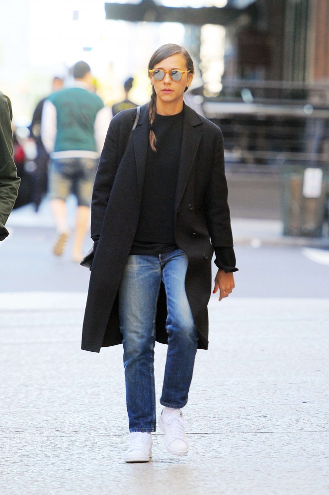 Rashida Jones in Jeans out in New York
