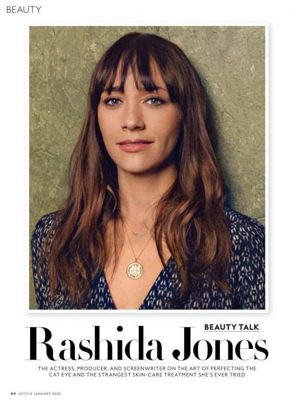 Rashida Jones - InStyle Espana Magazine (January 2020)