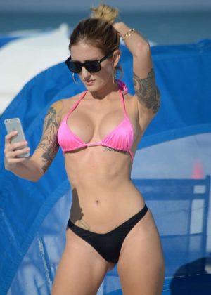 Reagan Lush in Bikini on Miami Beach