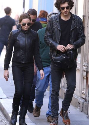 Rebecca Ferguson and her boyfriend Leave 'Mission Impossible 6' set in Paris
