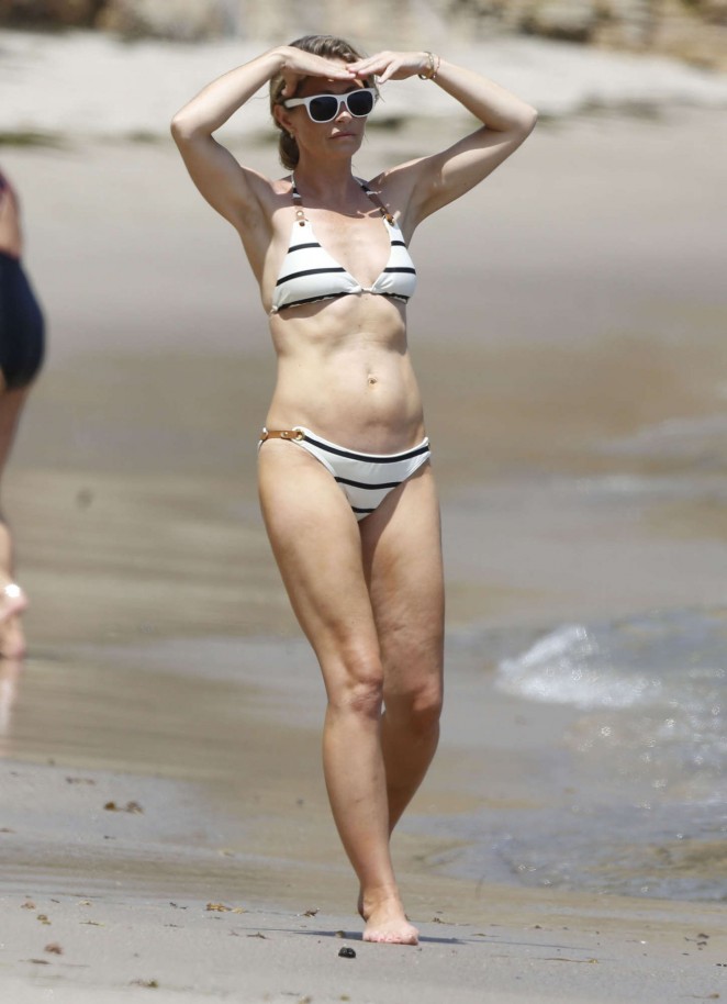 Rebecca Gayheart in Bikini in Malibu