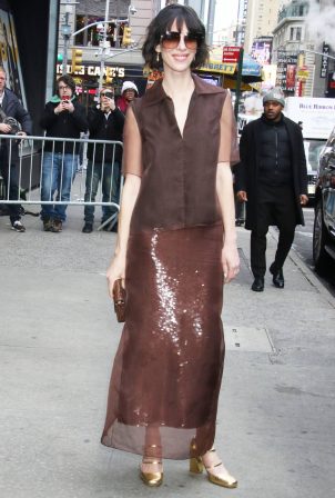 Rebecca Hall - Seen at Times Square Studios in New York