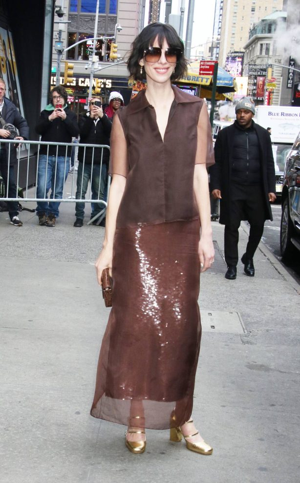 Rebecca Hall - Seen at Times Square Studios in New York