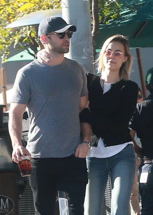 Rebecca Rittenhouse in Jeans Grabs lunch in West Hollywood