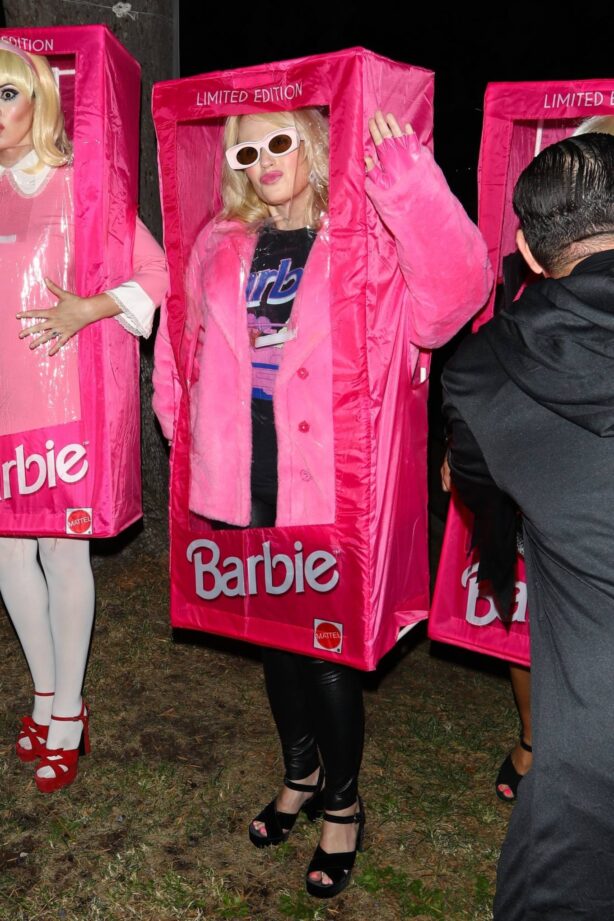 Rebel Wilson - Dresses as Barbie Doll for the annual Casamigos Halloween party in Beverly Hills
