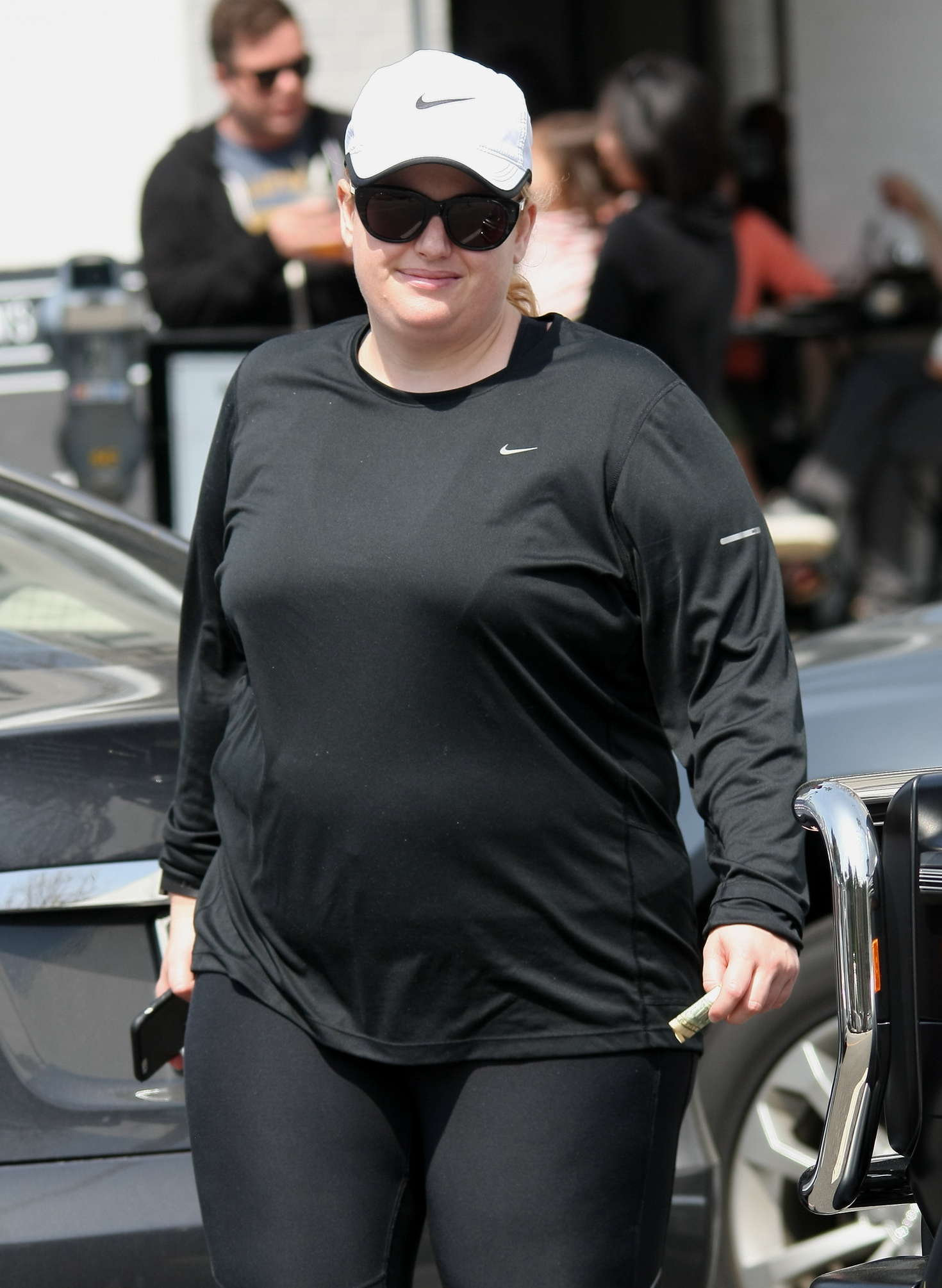 Rebel Wilson in Tights at Joans on Third -12 | GotCeleb
