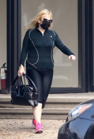 Rebel Wilson – Leaves the gym in West Hollywood | GotCeleb