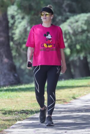 Rebel Wilson - On a walk in Griffith Park in Los Angeles