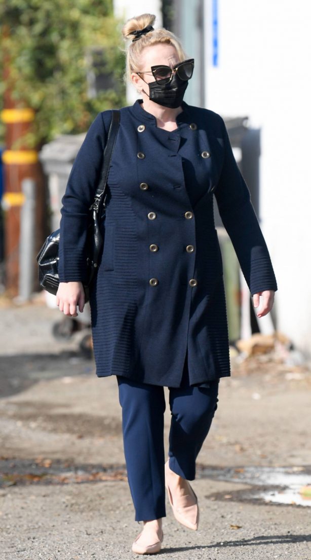 Rebel Wilson - Seen at a hair salon in West Hollywood