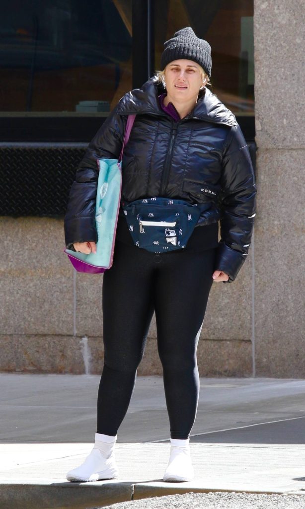 Rebel Wilson - Seen morning gym workout in New York