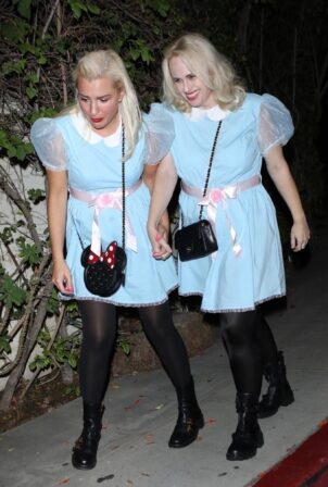Rebel Wilson - With Ramon Agruma at Halloween party in West Hollywood