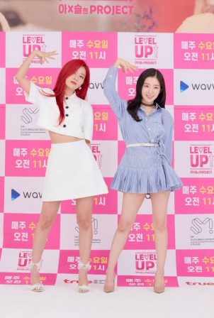 Red Velvet (Irene and Seulgi) - Pictured at Level Up Thrilling Project Press Conference