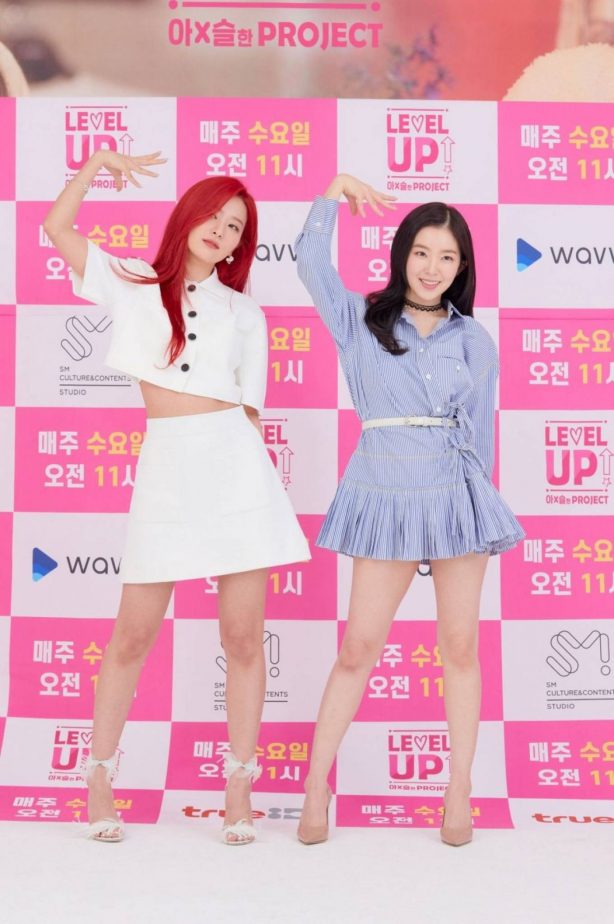 Red Velvet (Irene and Seulgi) - Pictured at Level Up Thrilling Project Press Conference