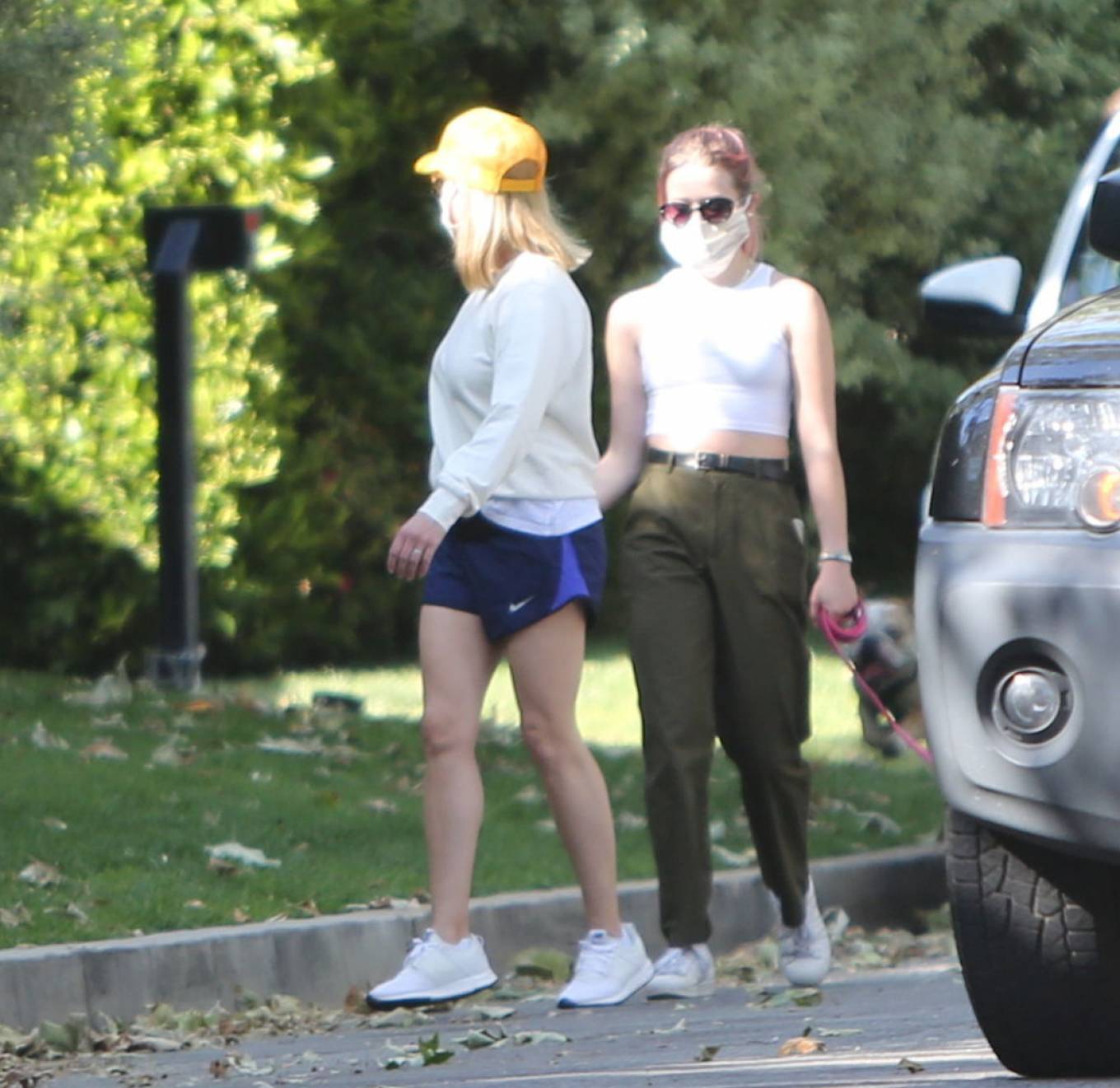 Reese Witherspoon and Ava Elizabeth Phillippe - Seen out in Brentwood. 