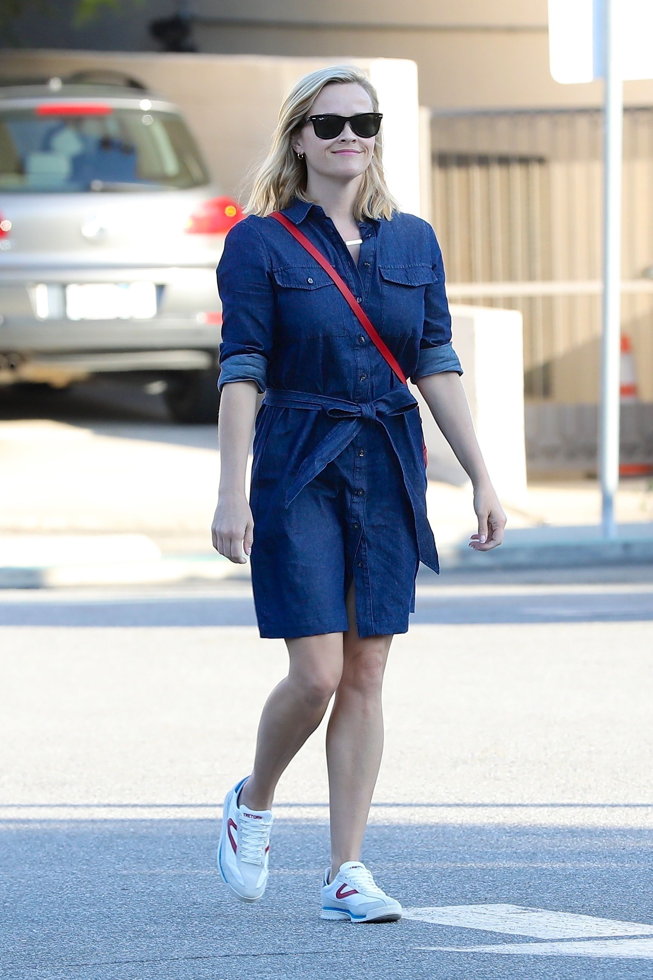 Reese Witherspoon â€“ arrives at her office in Brentwood