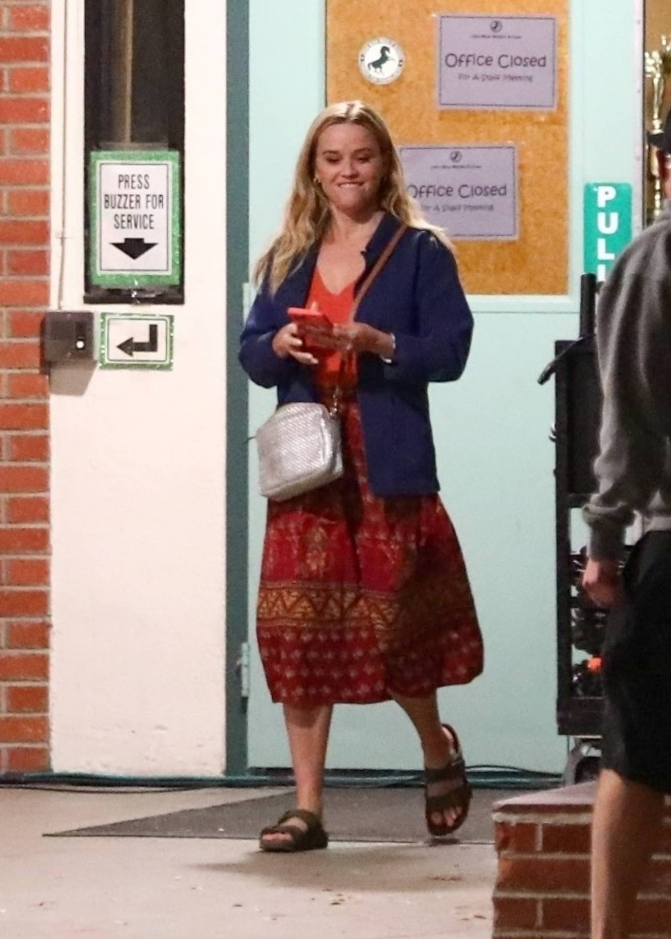 Reese Witherspoon - Finishes filming 'Your Place or Mine' before Thanksgiving weekend in Burbank