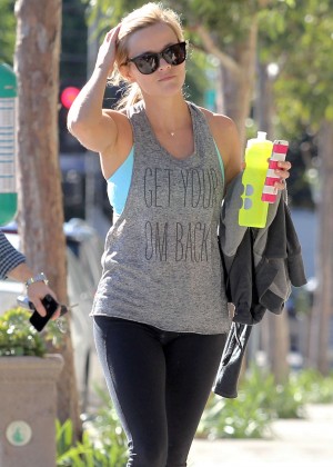 Reese Witherspoon in Spandex Out in LA
