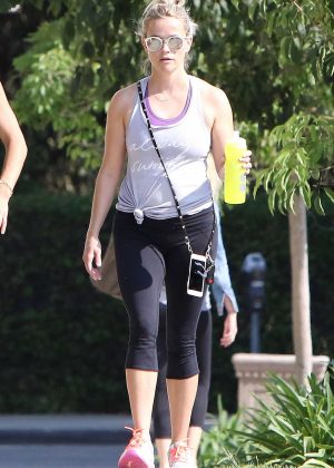 Reese Witherspoon Leaving a gym class in LA