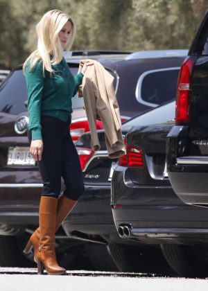 Reese Witherspoon on the set of 'Big Little Lies' in Los Angeles