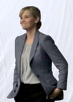 Reese Witherspoon on the set of "Don't Mess with Texas" in New Orleans