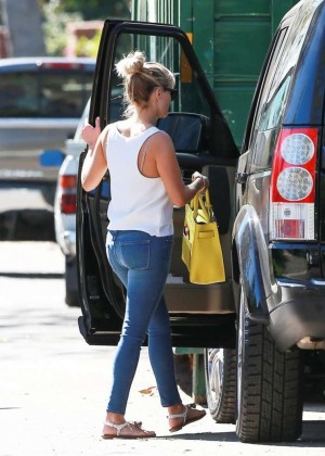 Reese Witherspoon in Jeans Out in Pacific Palisades
