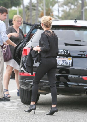 Reese Witherspoon in tight jeans out in Santa Monica
