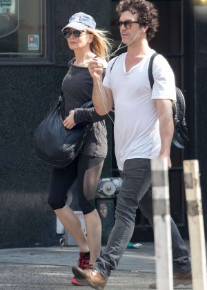 Renee Zellweger and boyfriend Doyle Bramhall II out in NY