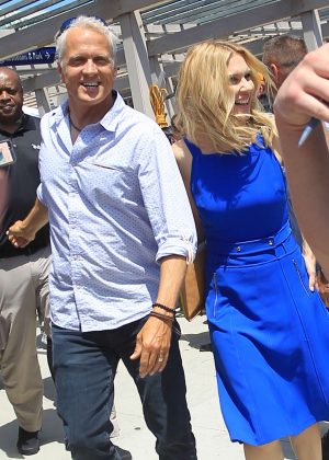 Rhea Seehorn and Patrick Fabian - Greets fans at 2018 Comic Con in San Diego