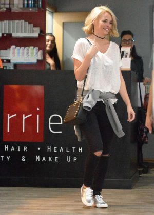 Rhian Sugden at Perriee Spa in Manchester