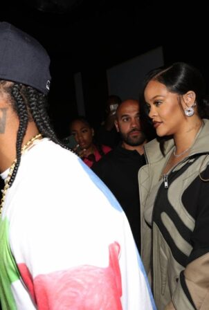 Rihanna - Aattends Rolling Loud after-party at 42 D'Or nightclub