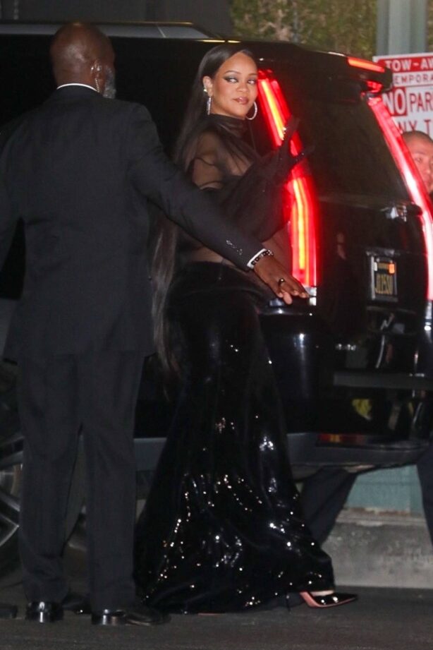Rihanna - Arrives at Jay-Z's Oscar Party in Los Angeles