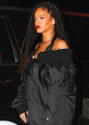 Rihanna - Arrives for a Halloween party in New York
