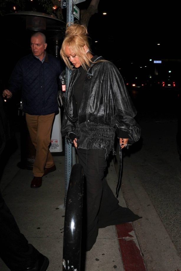 Rihanna - Arriving at a charity event at The Little Door in West Hollywood