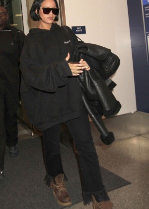 Rihanna at LAX Airport in Los Angeles