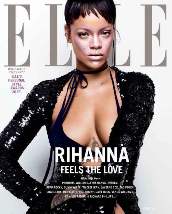 Rihanna - ELLE Magazine UK (October 2017 issue)