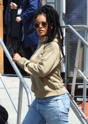 Rihanna heading to the set of 'Ocean's 8' in New York City