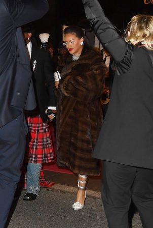 Rihanna - Heads to the 2023 Met Gala at The Metropolitan Museum of Art in New York