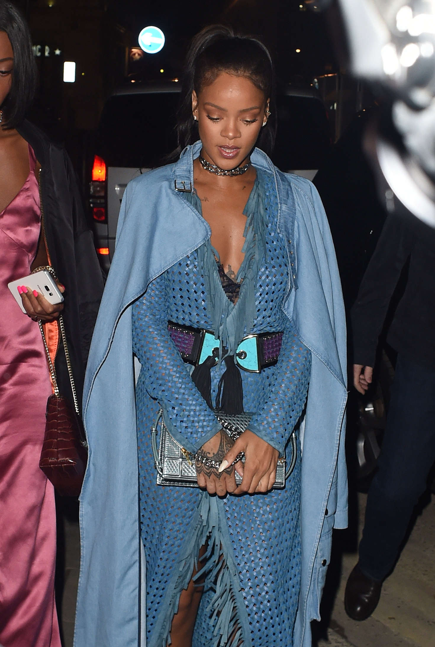 Rihanna in Long Dress -25 | GotCeleb