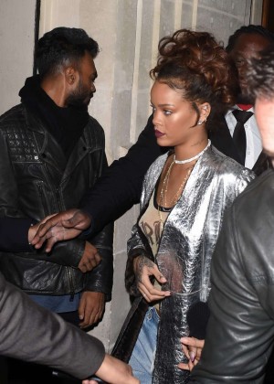 Rihanna - Le Six Seven Nightclub in Paris