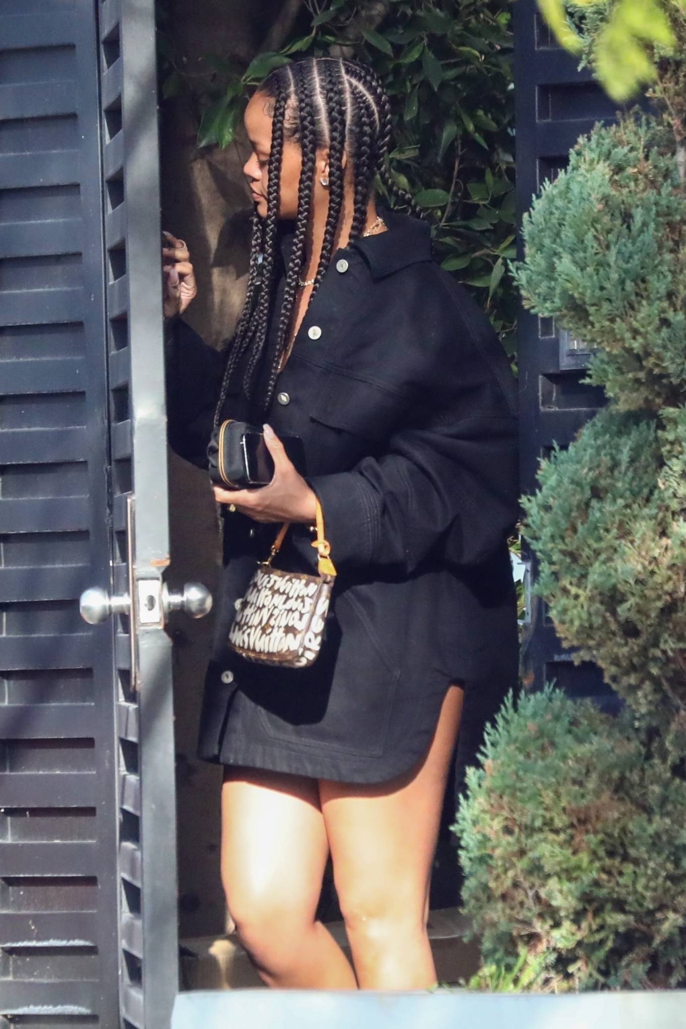 Rihanna - leaves her boyfriend ASAP Rockys house in Los Angeles-12 ...