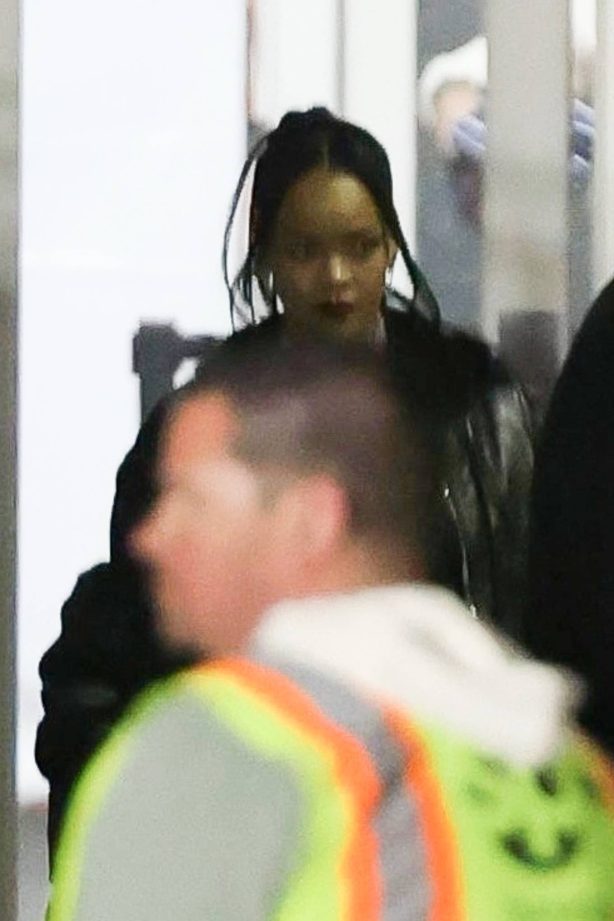 Rihanna - Leaves the Super Bowl after her performance in Glendale