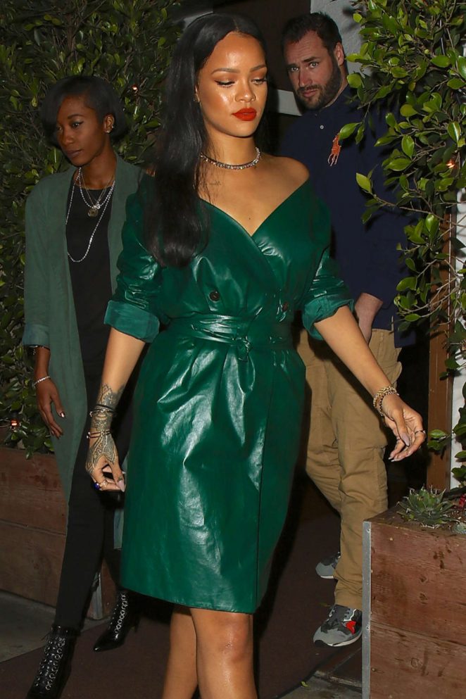 Rihanna Leaving dinner at Giorgio Baldi in Santa Monica – GotCeleb