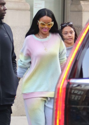 Rihanna - Leaving Her Hotel in New York City