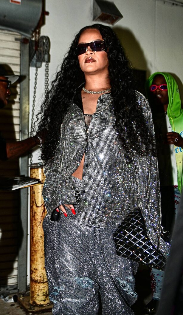 Rihanna - Leaving Story nightclub after A$AP Rocky's performance