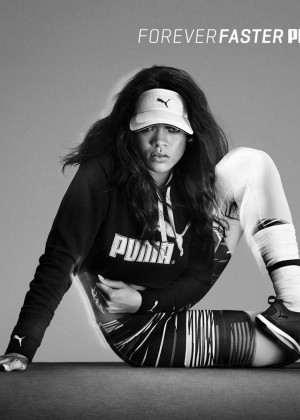 Rihanna - New Puma Forever Faster Campaign Shoot