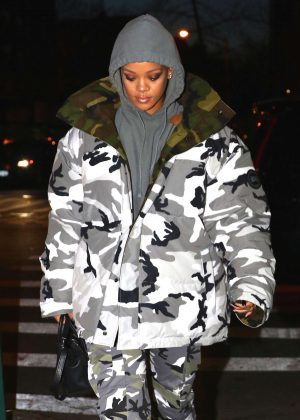 Rihanna out in New York
