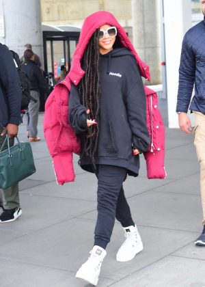 Rihanna out in NYC