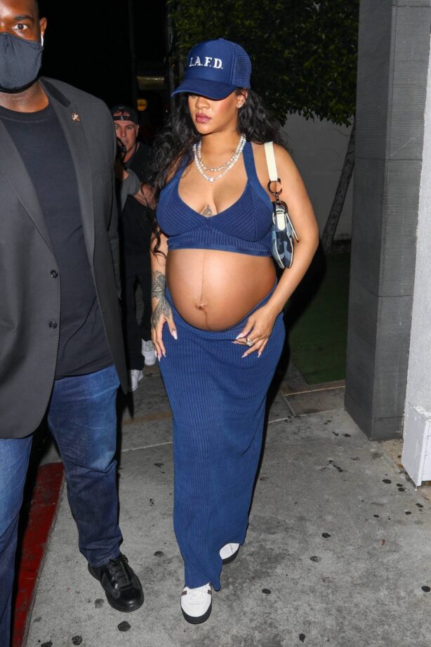 Rihanna - Pictured after dinner at Nobu in Los Angeles